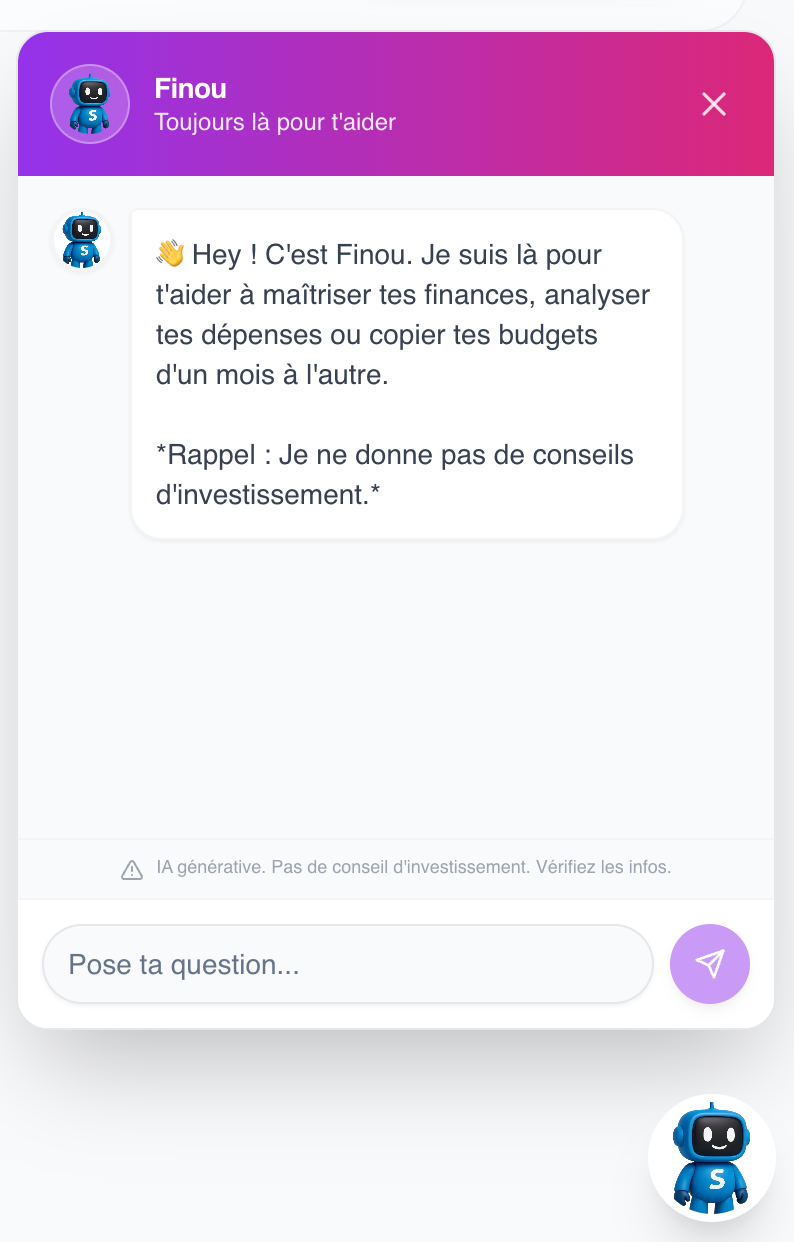 IA Finances Personnelles Finou IA Finances Personnelles Finouv